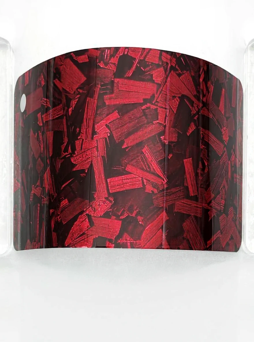 ფერადი დამცავი პოლიურეთანული ფირი LuxArmor Red Flower Carbon