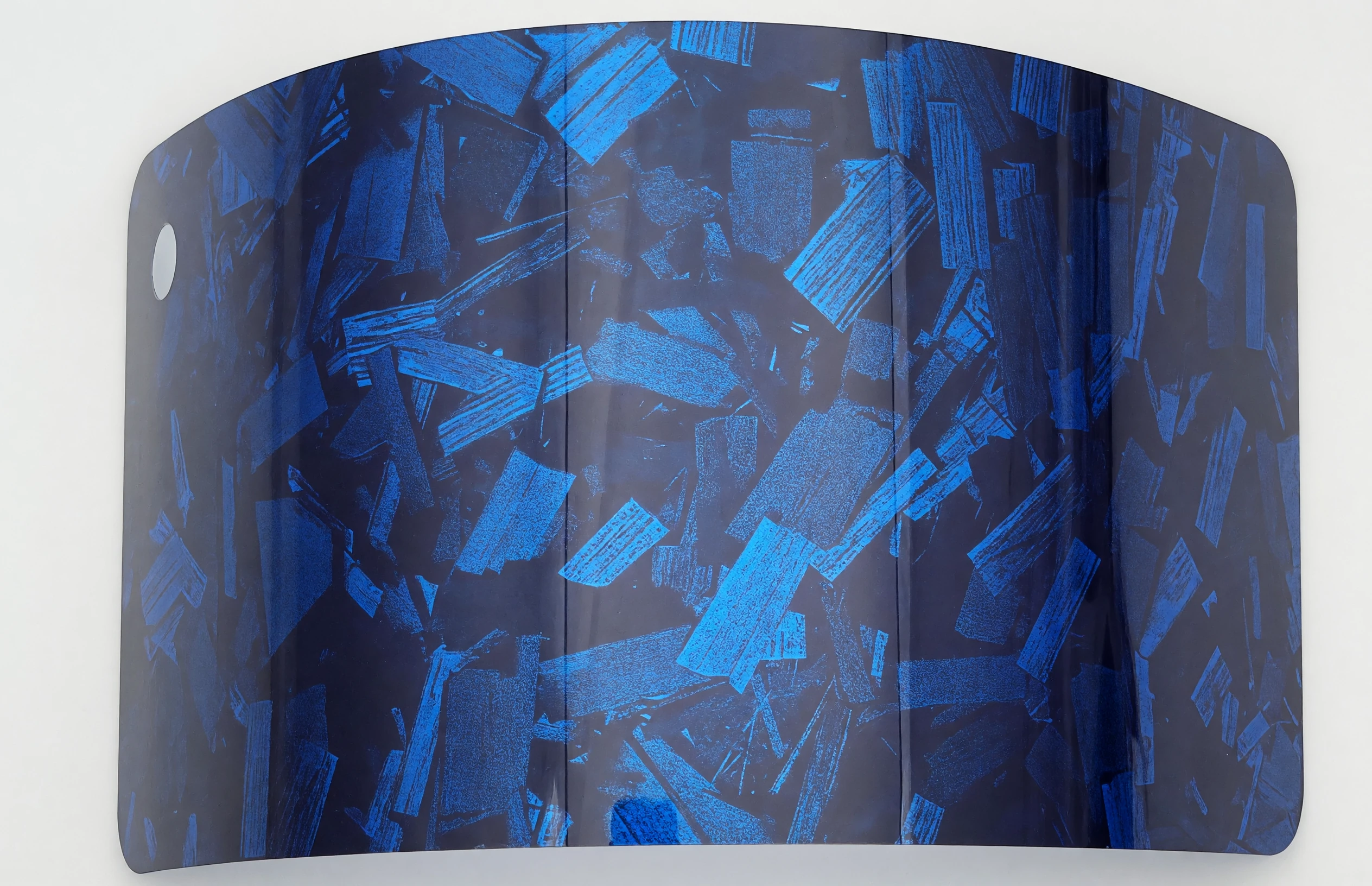 ფერადი დამცავი პოლიურეთანული ფირი LuxArmor Blue Flower Carbon